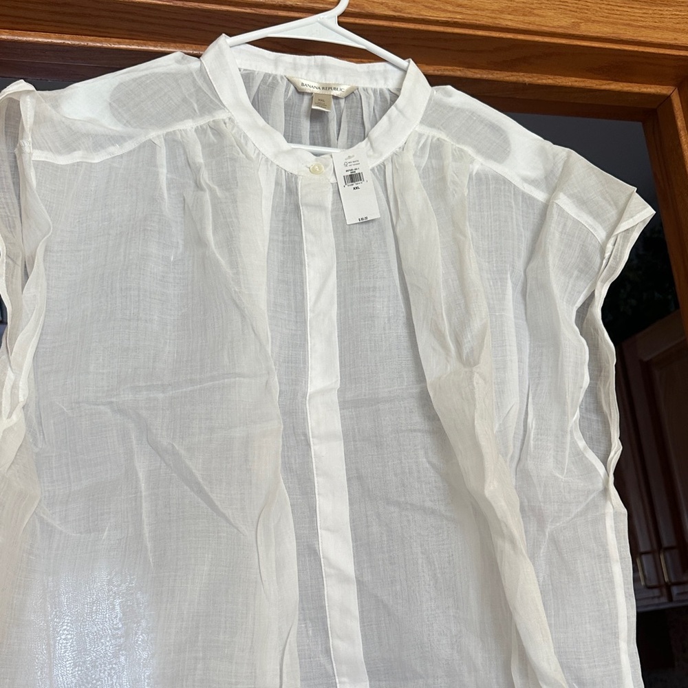 White Sheer Blouse